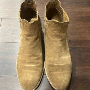 Brown ankle booties